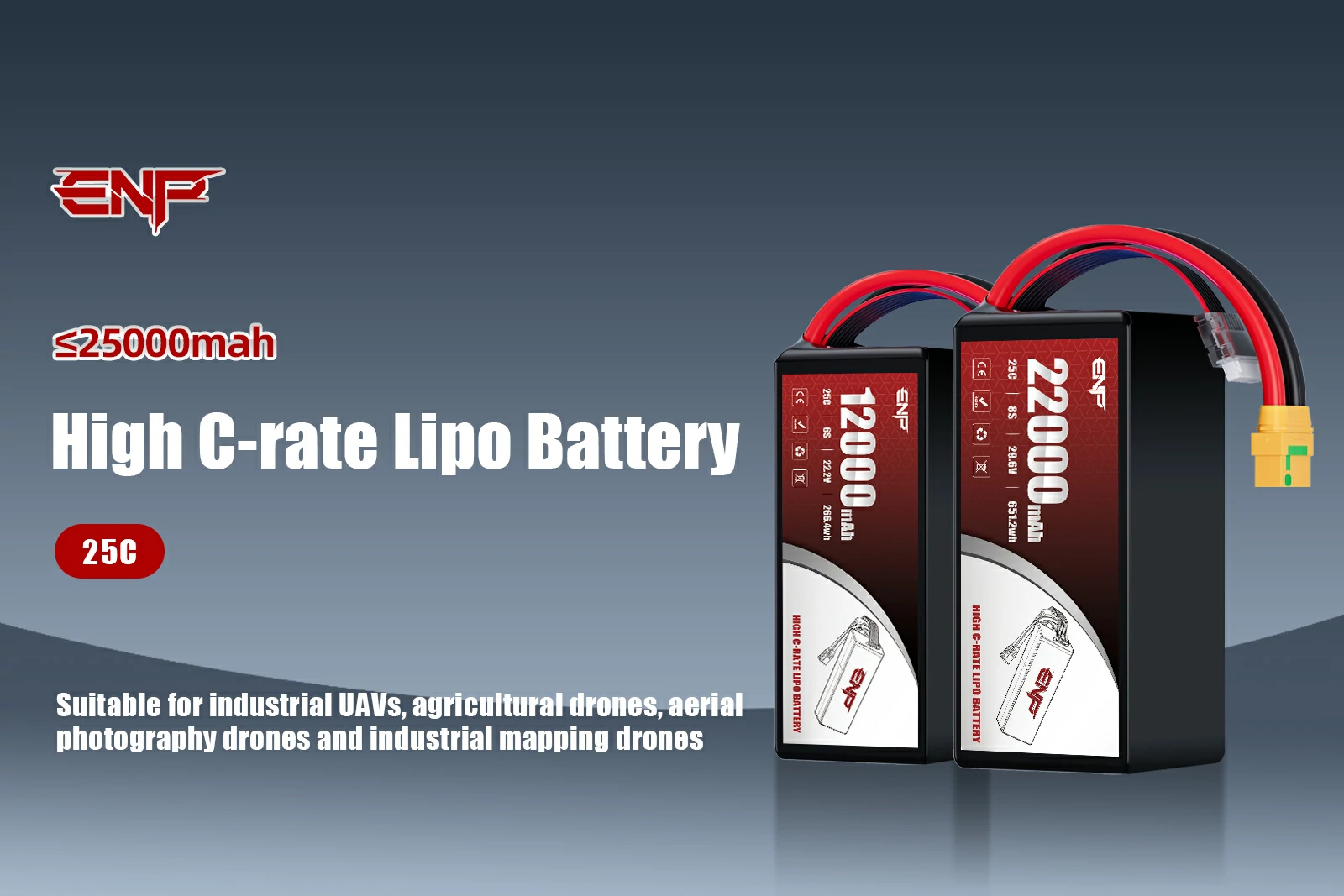 ≤25000mah High C-rate Lipo Battery (Cover Image)