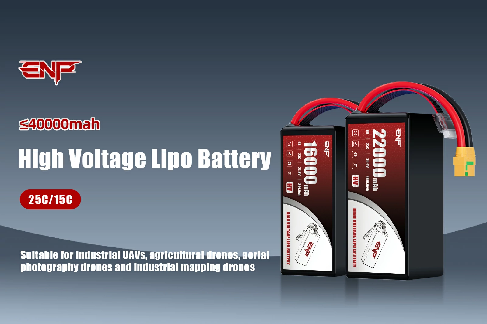 ≤40000mah High Voltage lipo Battery (Cover Image)