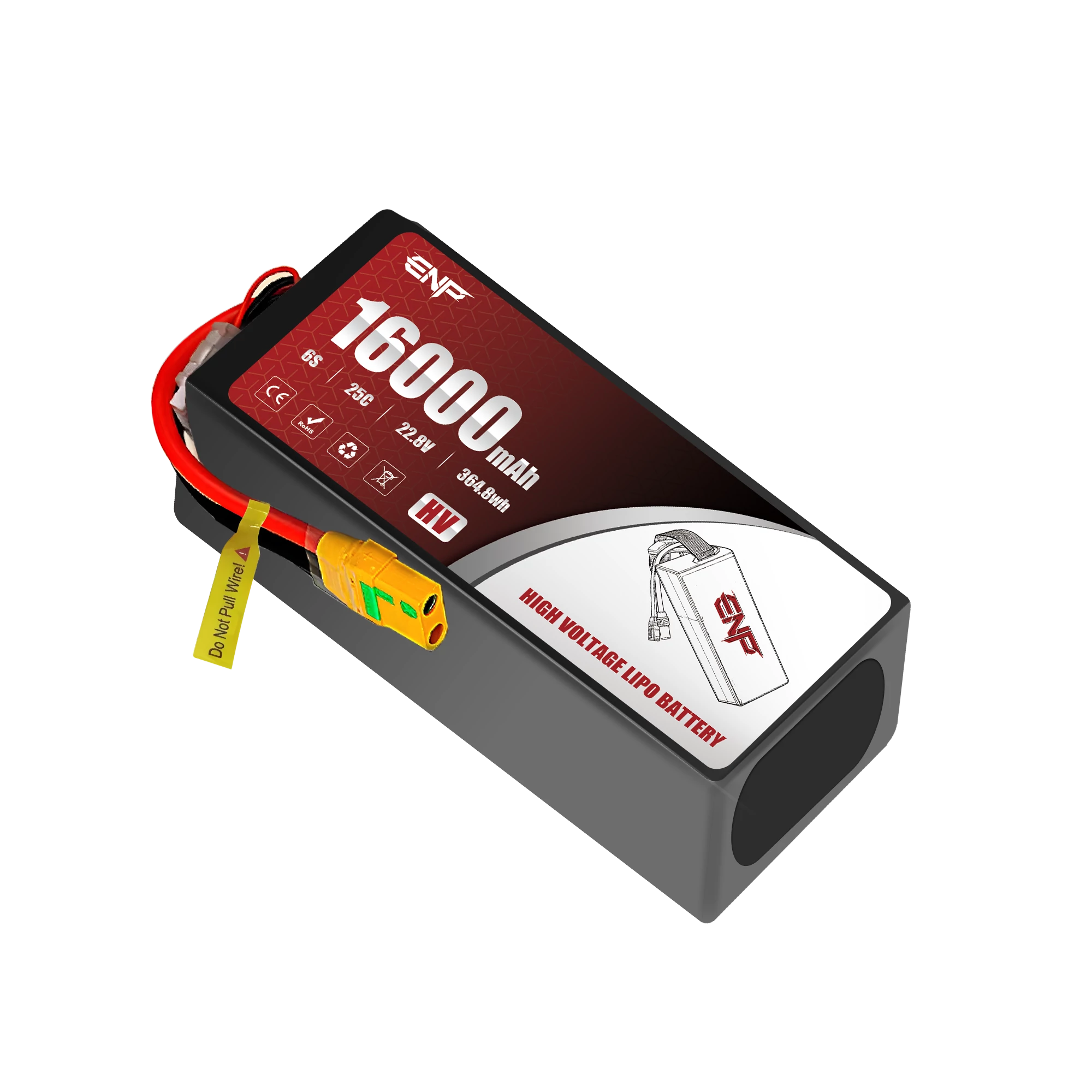 16000mah 6S High Voltage lipo Battery