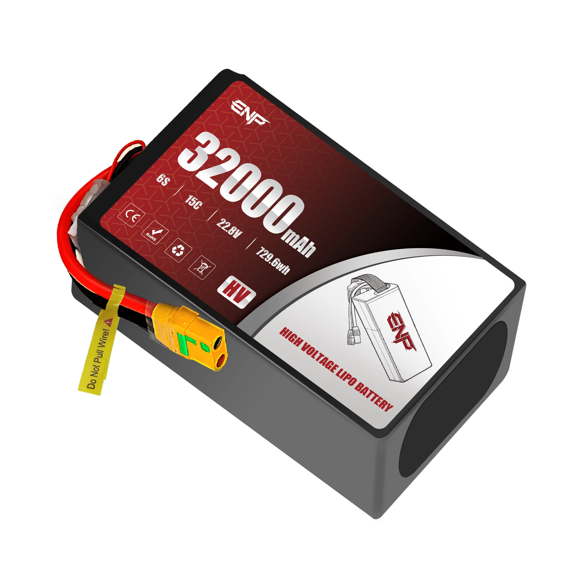 32000mah 6S High Voltage lipo Battery